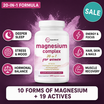 Sporé Magnesium Complex for Women | 20-in-1 Formula
