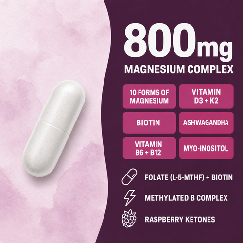 Sporé Magnesium Complex for Women | 20-in-1 Formula